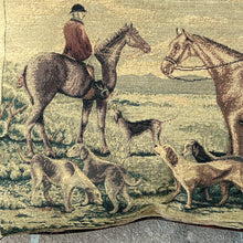 Load image into Gallery viewer, VTG Ashford Court Tapestry The Hunt Cottage Throw Pillow Classic
