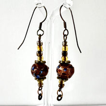 Load image into Gallery viewer, Dangle Glass Bead Earrings
