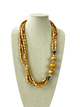 Load image into Gallery viewer, Handcrafted Silver Wood Bead Women Necklace 
