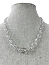 Load image into Gallery viewer, Mid Century Clear Crystal Quartz Women Necklace 

