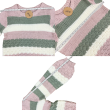 Load image into Gallery viewer, Color Block Chunky Knit Sweater

