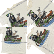 Load image into Gallery viewer, Vintage Single Stitch Harlequin Wildlife T-Shirt Size Medium
