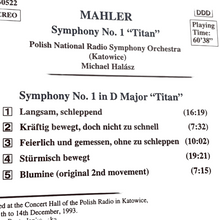 Load image into Gallery viewer, Mahler: Symphony No. 1 &quot;Titan&quot;
