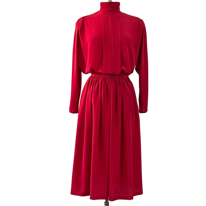 Vintage Regina Porter Red Skirt 2 Piece Set Size 10 