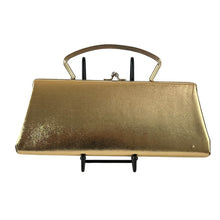 Load image into Gallery viewer, Vintage HL USA Gold Snap Top Evening Bag Purse
