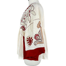 Load image into Gallery viewer, Easel 100% Cotton Embroidered Peasant Top Size Small
