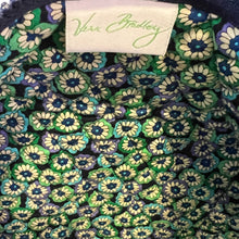 Load image into Gallery viewer, Vera Bradley MEDITERRANEAN BLUE Large Duffle Travel Weekender Bag Green

