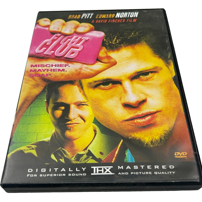 Fight Club Mischief Mayhem Soap Brad Pitt DVD Movie