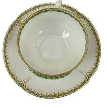 Load image into Gallery viewer, Haviland &amp; Co Limoges Green Garland Tea Cup &amp; Saucer Set of 1
