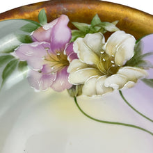 Load image into Gallery viewer, Z.S. &amp; C. Bavaria Handpainted Ombre Floral Bowl Lilies 9&quot;
