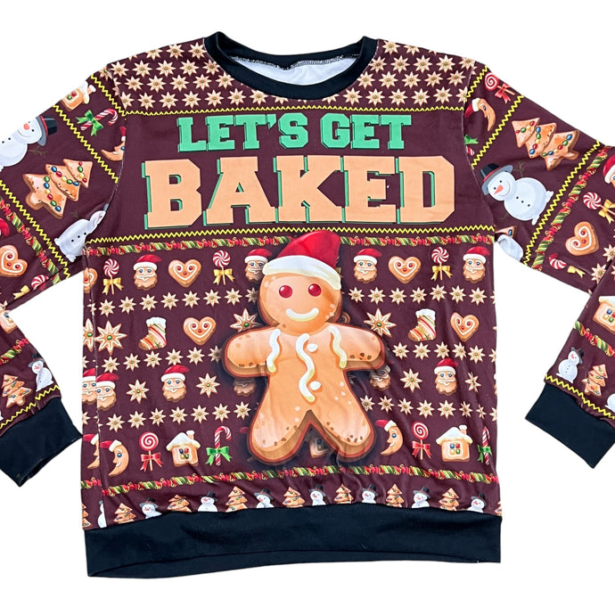 Gingerbread Cookie Christmas Sweater Size XL