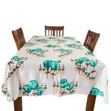 Load image into Gallery viewer, 1970s Floral Table Cloth 58.5 x 90&quot;
