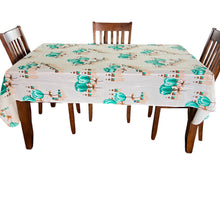 Load image into Gallery viewer, 1970s Floral Table Cloth 58.5 x 90&quot;
