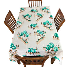 Load image into Gallery viewer, 1970s Floral Table Cloth 58.5 x 90&quot;
