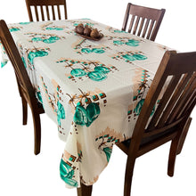 Load image into Gallery viewer, 1970s Floral Table Cloth 58.5 x 90&quot;
