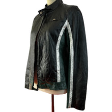 Load image into Gallery viewer, Vintage 90s Y2K Kappa Leather Bomber Moto Jacket Size Small
