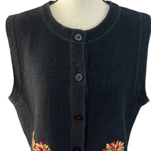 Load image into Gallery viewer, Vintage Marisa Christina Sheep in Fowl 100% Wool Sweater Vest Size XL
