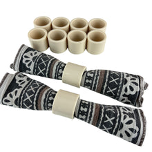 Load image into Gallery viewer, Vintage Hong Kong Cream Hard Plastic Napkin Holders Set of 10
