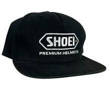 Load image into Gallery viewer, Shoei Helmets Embroidered Black Snapback
