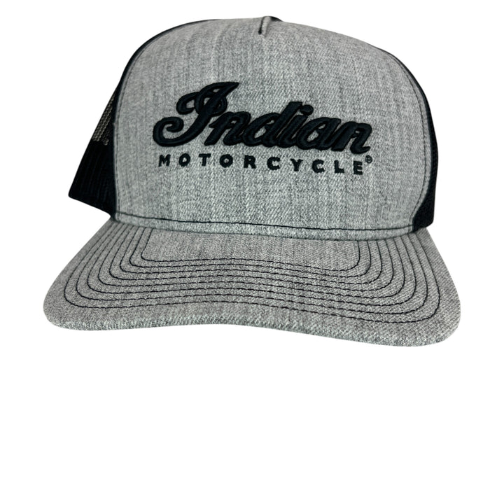 Indian Motorcycle Black & Gray Snapback Hat