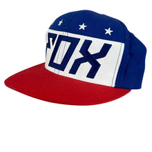 Load image into Gallery viewer, Fox Racing Red White and Blue Flag Snapback
