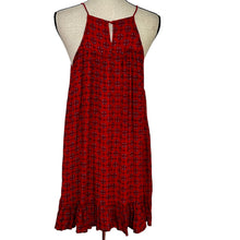 Load image into Gallery viewer, Altard State Red Spaghetti Sun Dress Size Large 
