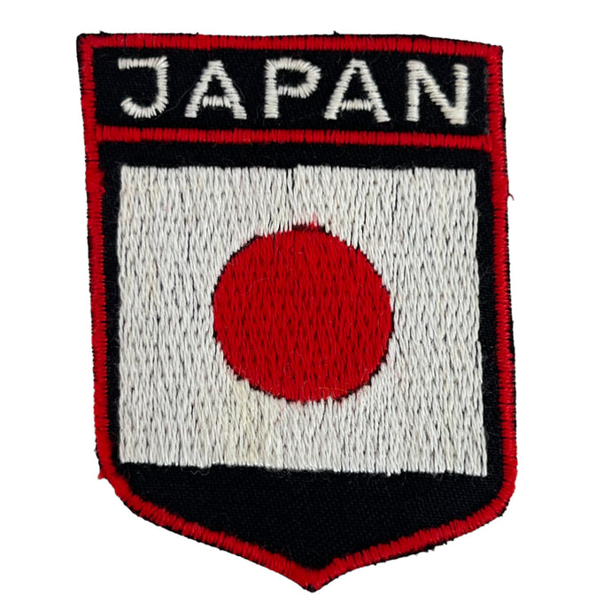 Vintage Japan Flag Sew On Embroidered Patch Badge
