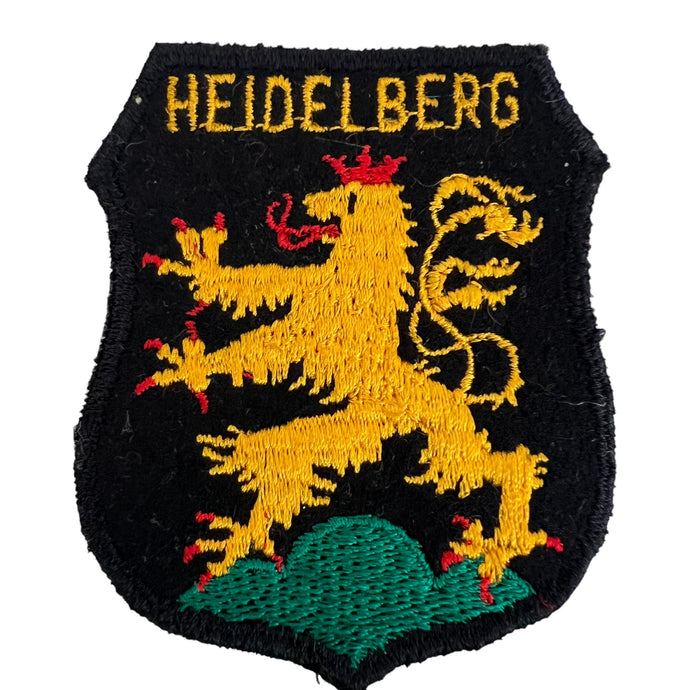 Vintage HEIDELBERG Germany Logo Sew On Embroidered Patch Badge