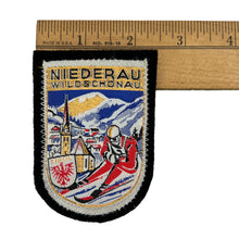 Load image into Gallery viewer, Vintage Niederau Wildschonau Snow Ski Austria Souvenir Sew On Embroidered Patch
