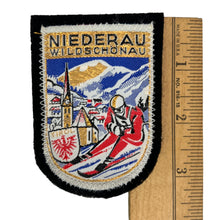 Load image into Gallery viewer, Vintage Niederau Wildschonau Snow Ski Austria Souvenir Sew On Embroidered Patch
