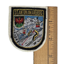Load image into Gallery viewer, Vintage St. Anton Am Alberg Skiing Austria Souvenir Sew On Embroidered Patch Badge
