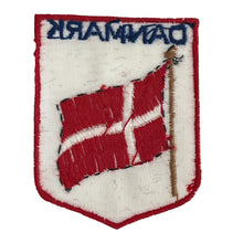 Load image into Gallery viewer, Vintage Denmark Flag Souvenir Sew On Embroidered Patch Badge
