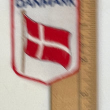 Load image into Gallery viewer, Vintage Denmark Flag Souvenir Sew On Embroidered Patch Badge
