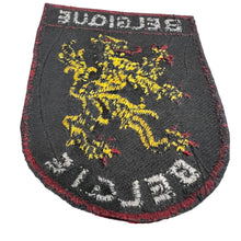 Load image into Gallery viewer, Vintage Belgique Belgie Belgium Belgian Flag Lion Crest Souvenir Sew On Embroidered Patch
