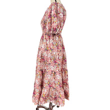 Load image into Gallery viewer, Pinch Puffy Sleeve Floral Midi Dress Size Large 
