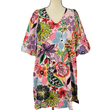 Load image into Gallery viewer, Uncle Frank Floral Puff Sleeve Dress with Pockets Size Small
