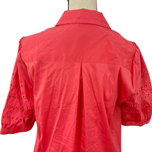 Load image into Gallery viewer, Chico&#39;s Coral Short Sleeves Midi Dress w/Pockets Size 1

