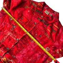 Load image into Gallery viewer, Chico&#39;s Rich Embroidered Raw Silk Floral Asian Art-to-Wear Jacket Size 2
