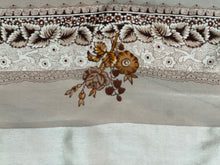 Load image into Gallery viewer, Vintage Oscar dela Renta Floral Silk Scarf 53&quot;
