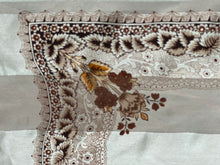 Load image into Gallery viewer, Vintage Oscar dela Renta Floral Silk Scarf 53&quot;
