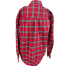 Load image into Gallery viewer, Roper 100% Cotton Red Plaid Button-Up Shirt Size Medium 
