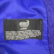 Load image into Gallery viewer, Dolores Unique Design Vintage 80s Purple Mohair Wool Coat
