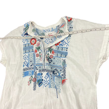 Load image into Gallery viewer, Johnny Was White Chrisley Cotton Embroidered Blouse XL
