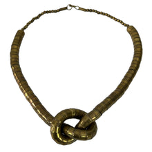 Load image into Gallery viewer, Vintage Chunky Bendable Knot Necklace 23.5&quot;
