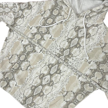 Load image into Gallery viewer, Betsey Johnson Snakeprint Pullover Hoodie Sweatshirt 
