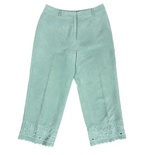 Load image into Gallery viewer, Turquoise Blue Women&#39;s Pants Set Embroidered
