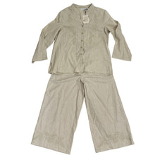 Load image into Gallery viewer, Embroidered Linen/Cotton 2 Pieces Pants Set Size Medium 

