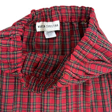 Load image into Gallery viewer, Vintage Midi Red Plaid Skirt Size Small 
