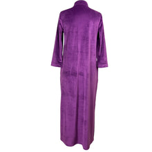 Load image into Gallery viewer, Natori Purple Velour Lounger Night Gown Size Small
