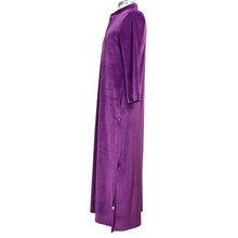 Load image into Gallery viewer, Natori Purple Velour Lounger Night Gown Size Small
